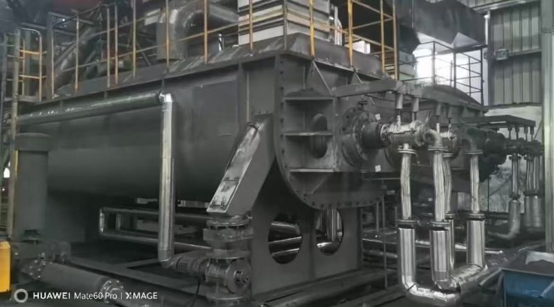 空心槳葉干燥機處理石焦油工程